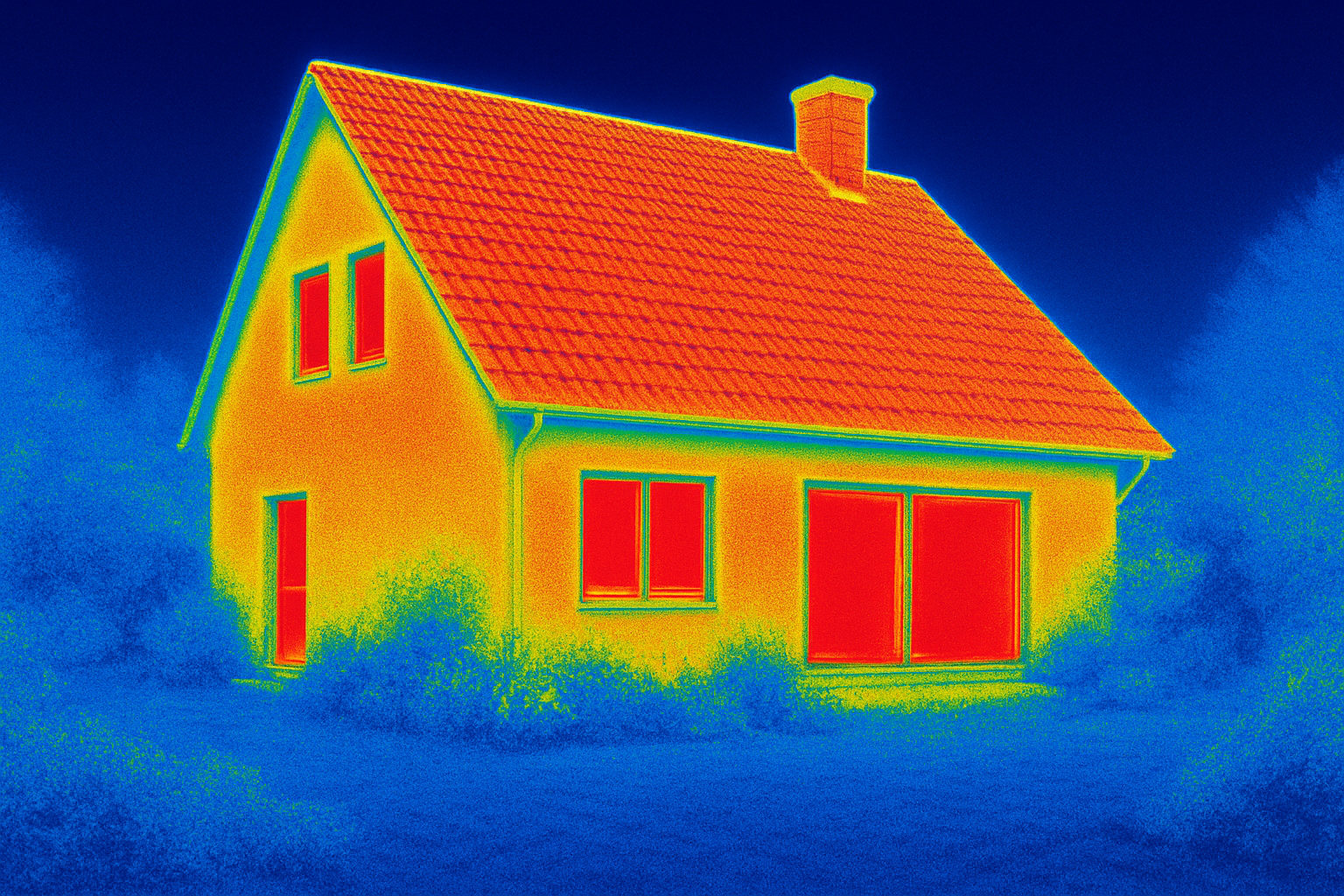 Wärmebild Energieberatung Fischer Thermografie Wärmebild Gebäude